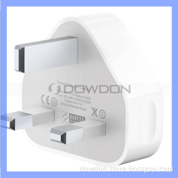 UK Plug AC Power USB Adapter Charger for iPhone 4S 5 5s